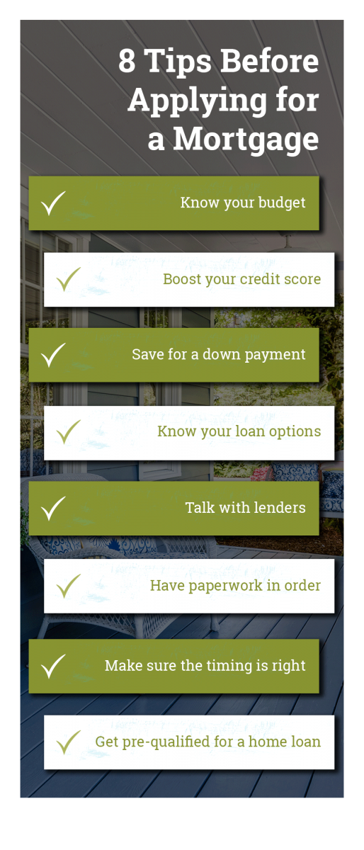 8 Mortgage Tips Infographic